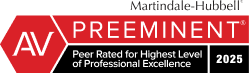 Martindale Hubbell Preeminent
